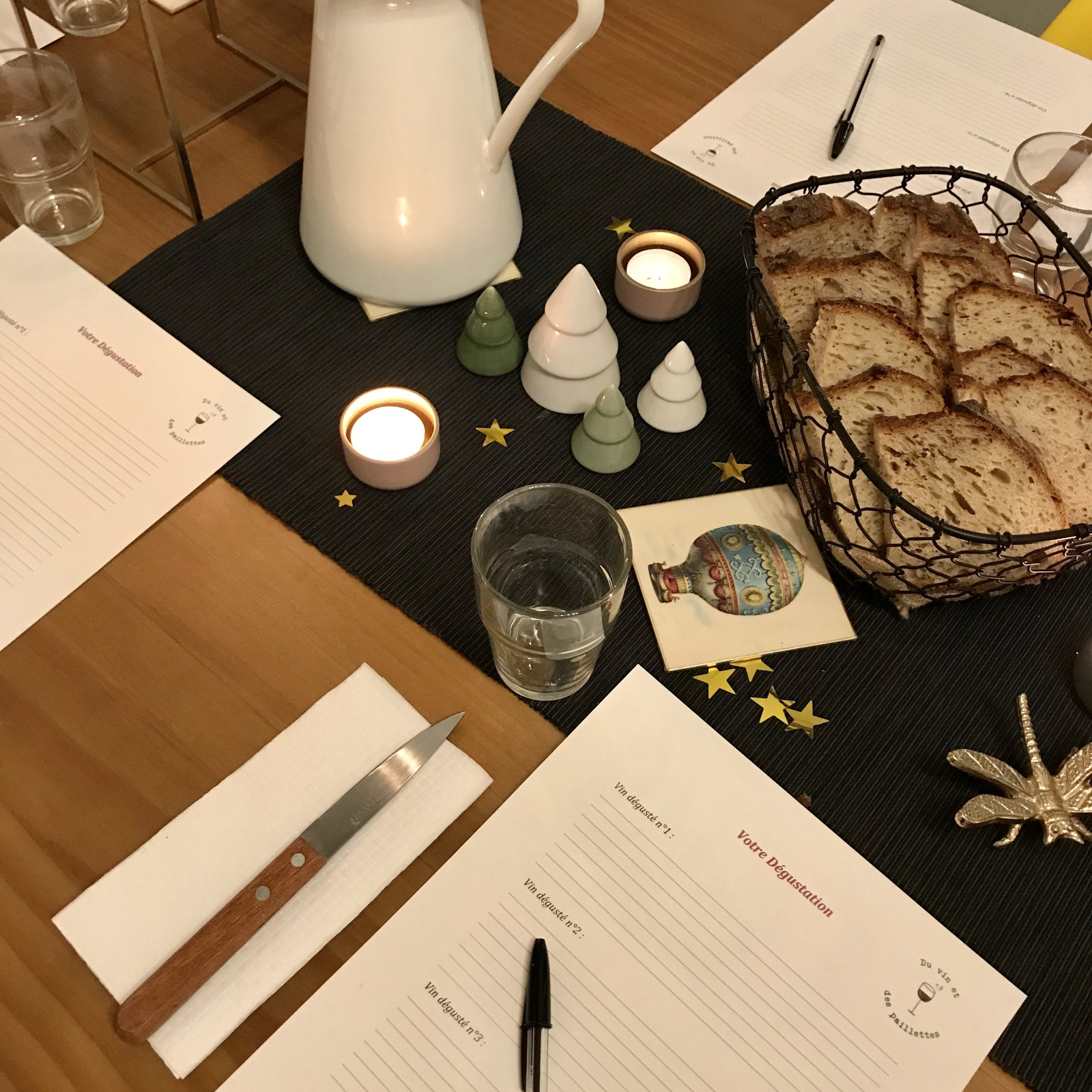 Du vin et des paillettes - Dégustation à domicile sur mesure