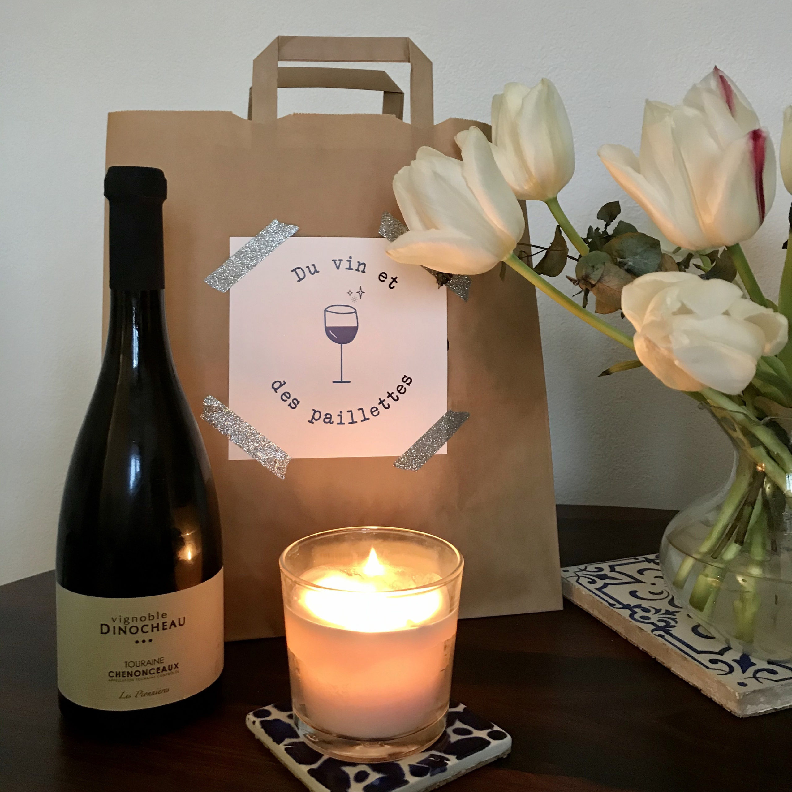 Du vin et des paillettes - Panier apéro livraison à domcile Panier apéro